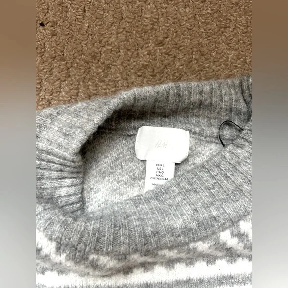 Aztec Alpaca Pattern Sweater Dress - Picture 2 of 2